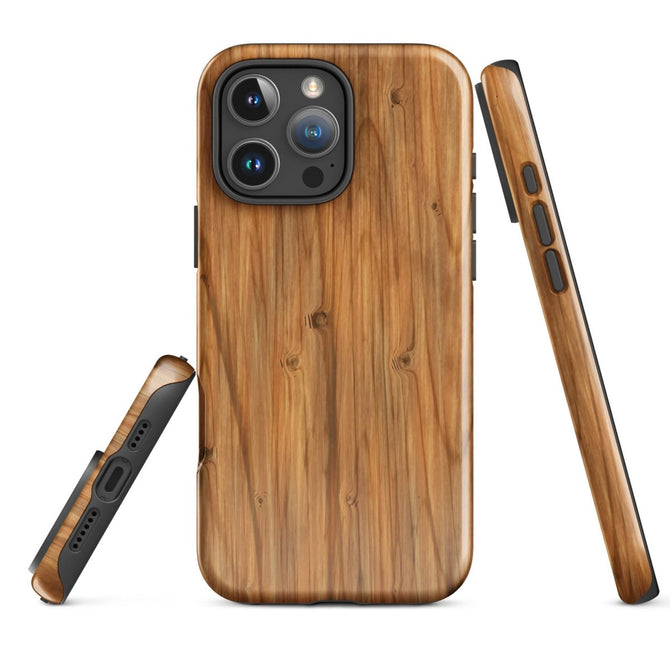 iPhone® Tough Case - Nature - Wood 1 - Glossy - iPhone 16 Pro Max