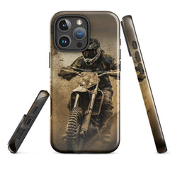 iPhone® Tough Case - Transportation (Offroad) - Dirt Bike Style 1 - Glossy - iPhone 16 Pro Max