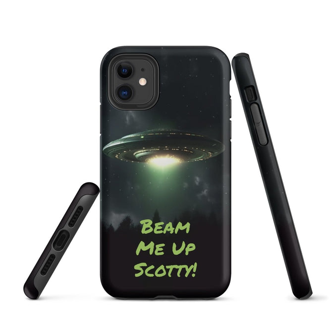 iPhone® Tough Case - Space - Alien UFO Style 1 - Matte - iPhone 11