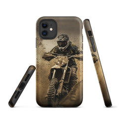 iPhone® Tough Case - Transportation (Offroad) - Dirt Bike Style 1 - Matte - iPhone 11