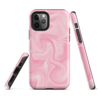 iPhone® Tough Case - Pattern - Marble - Pink Style 2 - Matte - iPhone 11 Pro