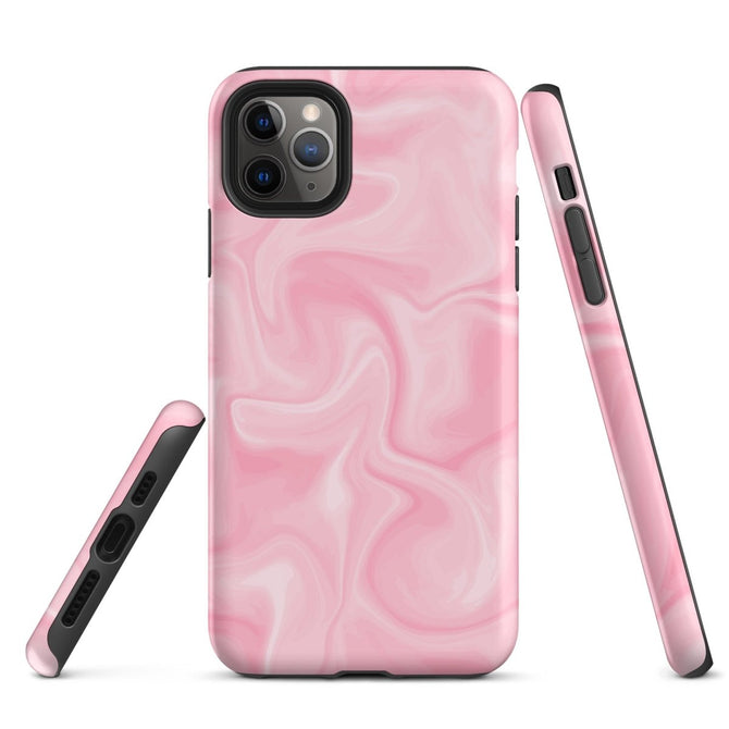 iPhone® Tough Case - Pattern - Marble - Pink Style 2 - Matte - iPhone 11 Pro Max