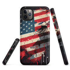 iPhone® Tough Case - USA - Flag Style 2 - Matte - iPhone 11 Pro Max