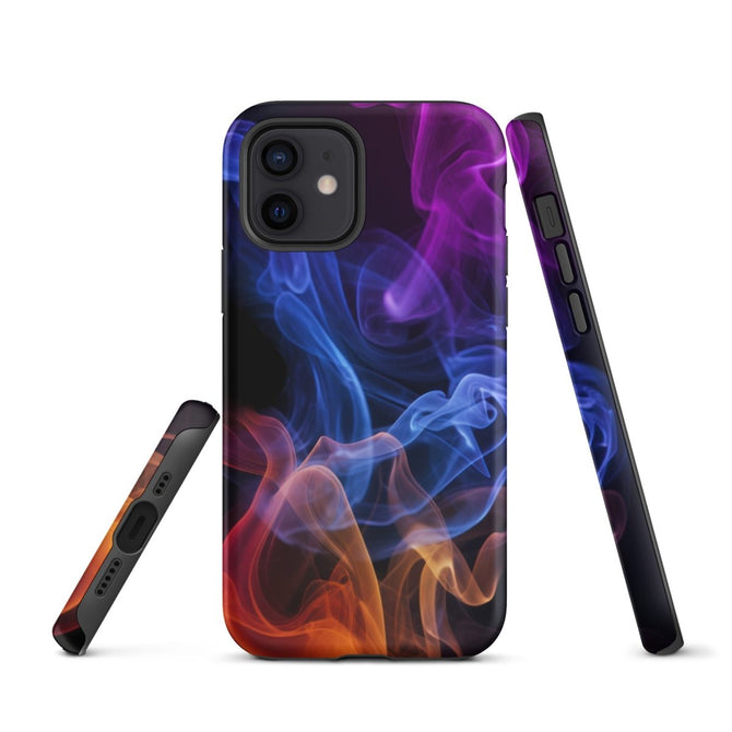 iPhone® Tough Case - Abstract - Smoke Style 4 - Matte - iPhone 12