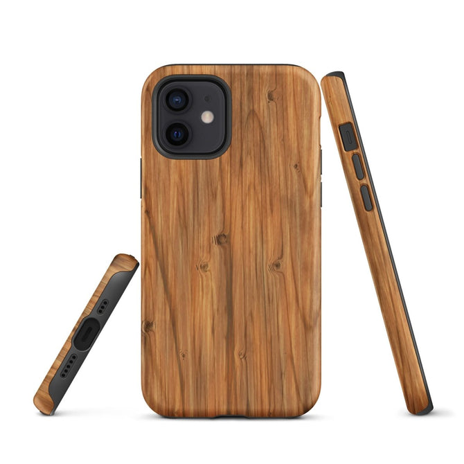 iPhone® Tough Case - Nature - Wood 1 - Matte - iPhone 12