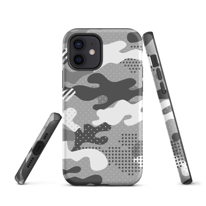 iPhone® Tough Case - Pattern - Winter Camo 1 - Matte - iPhone 12