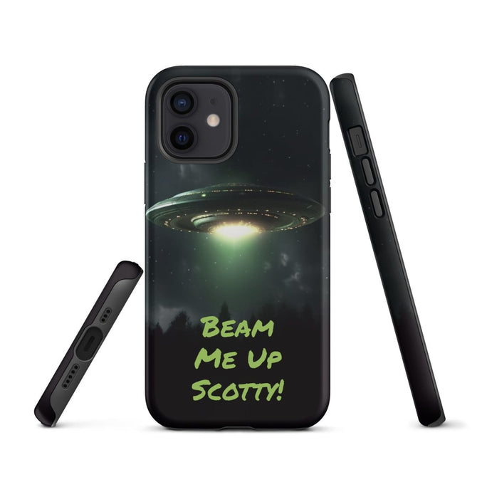 iPhone® Tough Case - Space - Alien UFO Style 1 - Matte - iPhone 12