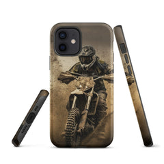 iPhone® Tough Case - Transportation (Offroad) - Dirt Bike Style 1 - Matte - iPhone 12