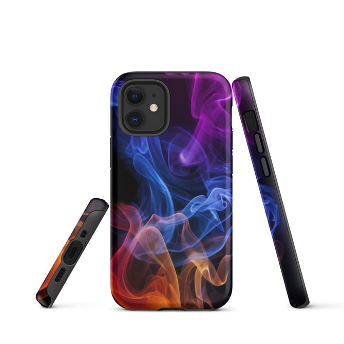 iPhone® Tough Case - Abstract - Smoke Style 4 - Matte - iPhone 12 mini