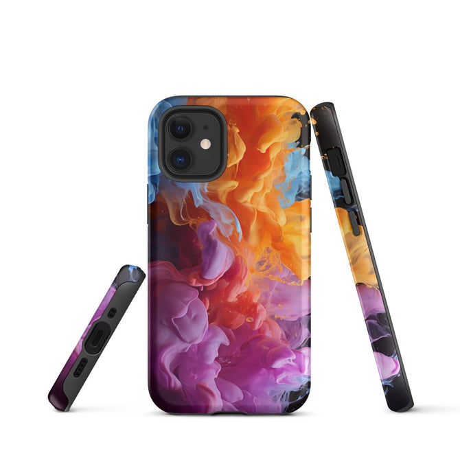 iPhone® Tough Case - Abstract - Smoke Style 6 - Matte - iPhone 12 mini