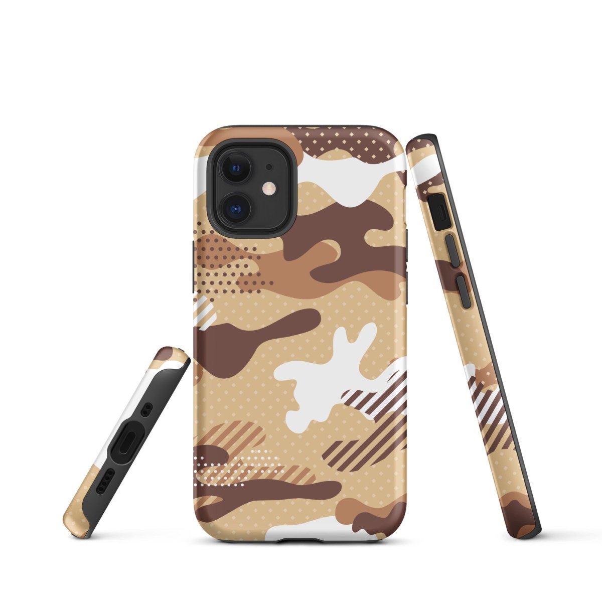 iPhone® Tough Case - Pattern - Desert Camo 1 - Matte - iPhone 12 mini