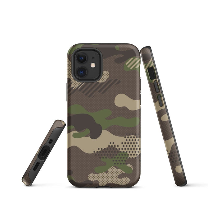 iPhone® Tough Case - Pattern - Forest Camo 1 - Matte - iPhone 12 mini