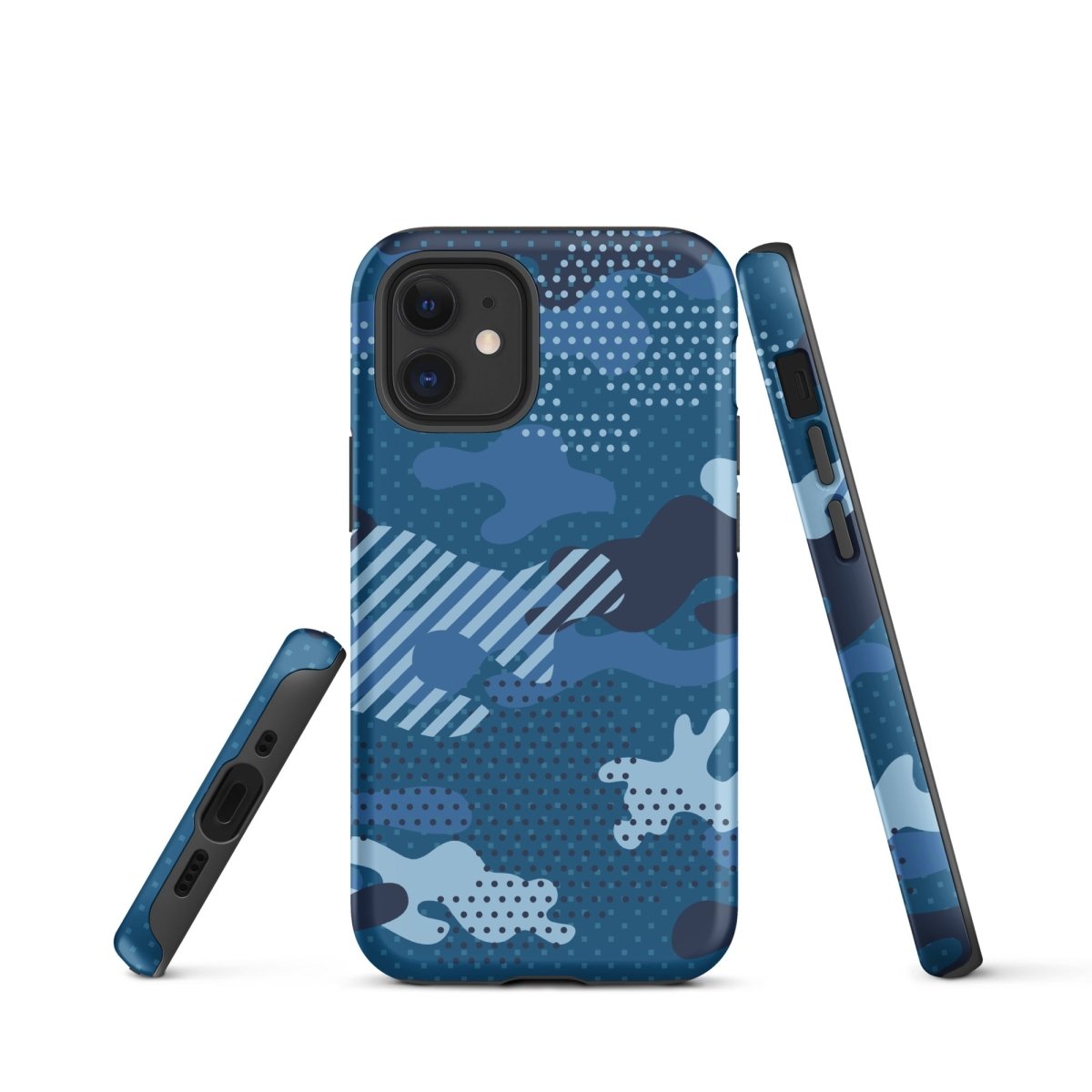 iPhone® Tough Case - Pattern - Water Camo 1 - Matte - iPhone 12 mini