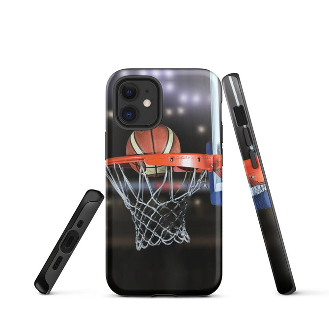 iPhone® Tough Case - Sports - Basketball Style 1 - Matte - iPhone 12 mini