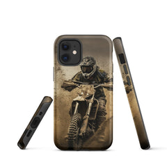 iPhone® Tough Case - Transportation (Offroad) - Dirt Bike Style 1 - Matte - iPhone 12 mini