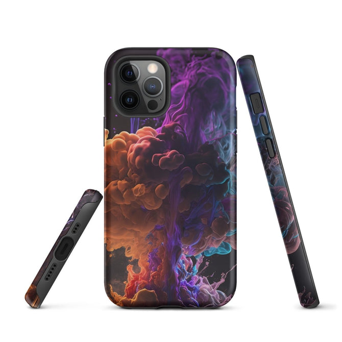 iPhone® Tough Case - Abstract - Smoke Style 1 - Matte - iPhone 12 Pro