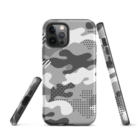 iPhone® Tough Case - Pattern - Winter Camo 1 - Matte - iPhone 12 Pro