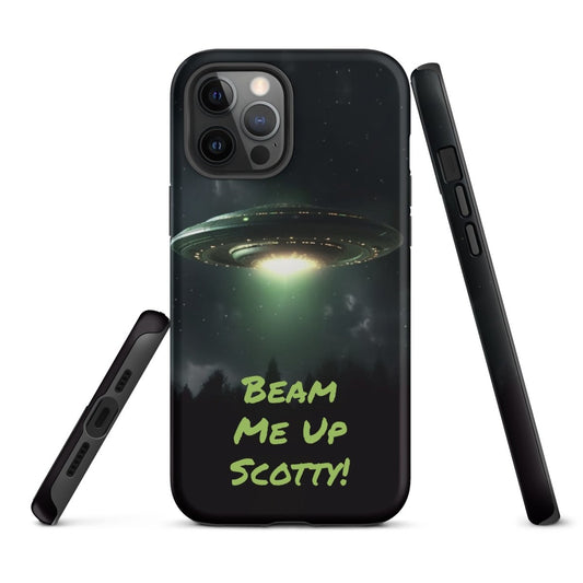 iPhone® Tough Case - Space - Alien UFO Style 1 - Matte - iPhone 12 Pro Max