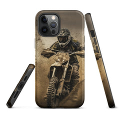 iPhone® Tough Case - Transportation (Offroad) - Dirt Bike Style 1 - Matte - iPhone 12 Pro Max