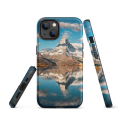 iPhone® Tough Case - Nature - Mountain Style 1 - Matte - iPhone 13