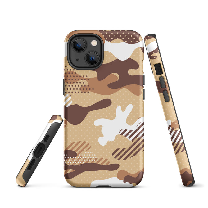 iPhone® Tough Case - Pattern - Desert Camo 1 - Matte - iPhone 13