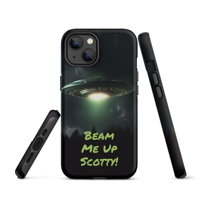 iPhone® Tough Case - Space - Alien UFO Style 1 - Matte - iPhone 13