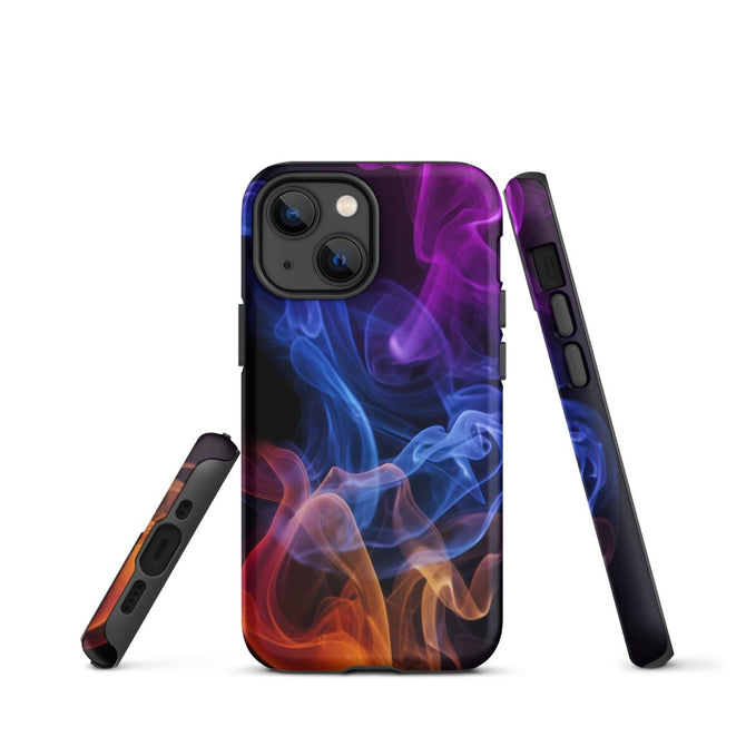 iPhone® Tough Case - Abstract - Smoke Style 4 - Matte - iPhone 13 mini