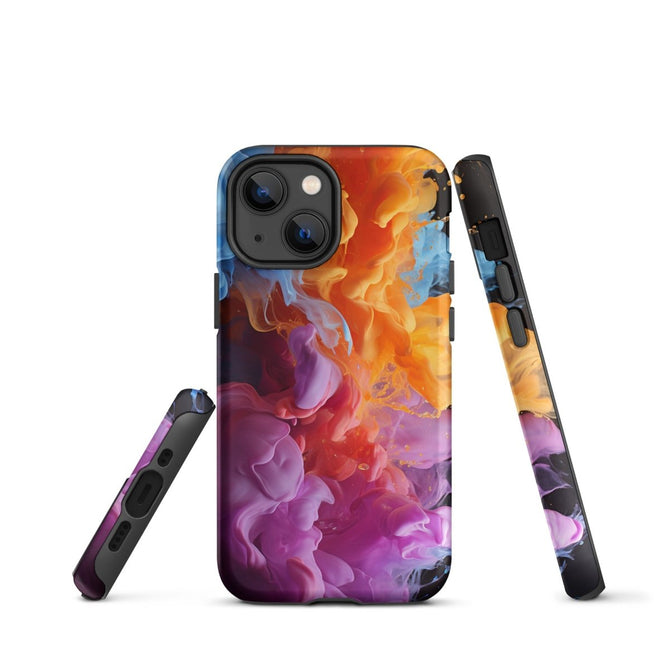 iPhone® Tough Case - Abstract - Smoke Style 6 - Matte - iPhone 13 mini