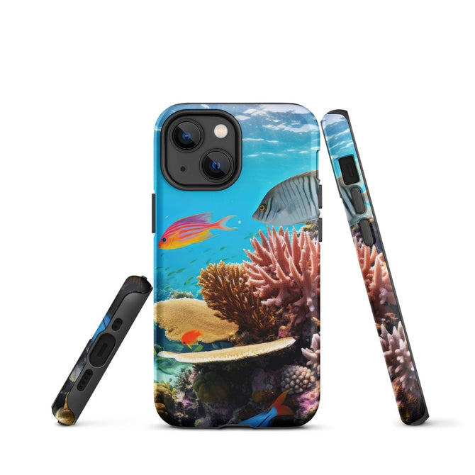 iPhone® Tough Case - Nature - Sea Style 1 - Matte - iPhone 13 mini