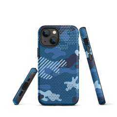 iPhone® Tough Case - Pattern - Water Camo 1 - Matte - iPhone 13 mini