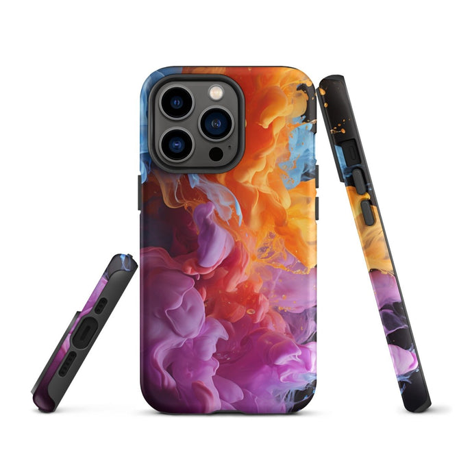 iPhone® Tough Case - Abstract - Smoke Style 6 - Matte - iPhone 13 Pro