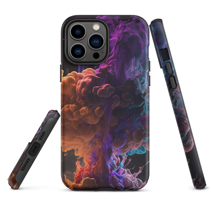 iPhone® Tough Case - Abstract - Smoke Style 1 - Matte - iPhone 13 Pro Max