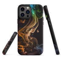 iPhone® Tough Case - Abstract - Smoke Style 2 - Matte - iPhone 13 Pro Max