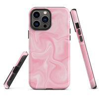 iPhone® Tough Case - Pattern - Marble - Pink Style 2 - Matte - iPhone 13 Pro Max