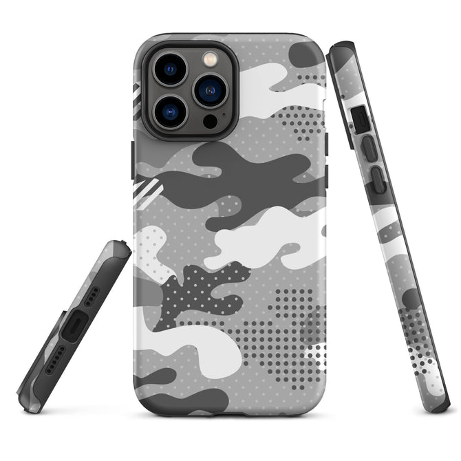 iPhone® Tough Case - Pattern - Winter Camo 1 - Matte - iPhone 13 Pro Max