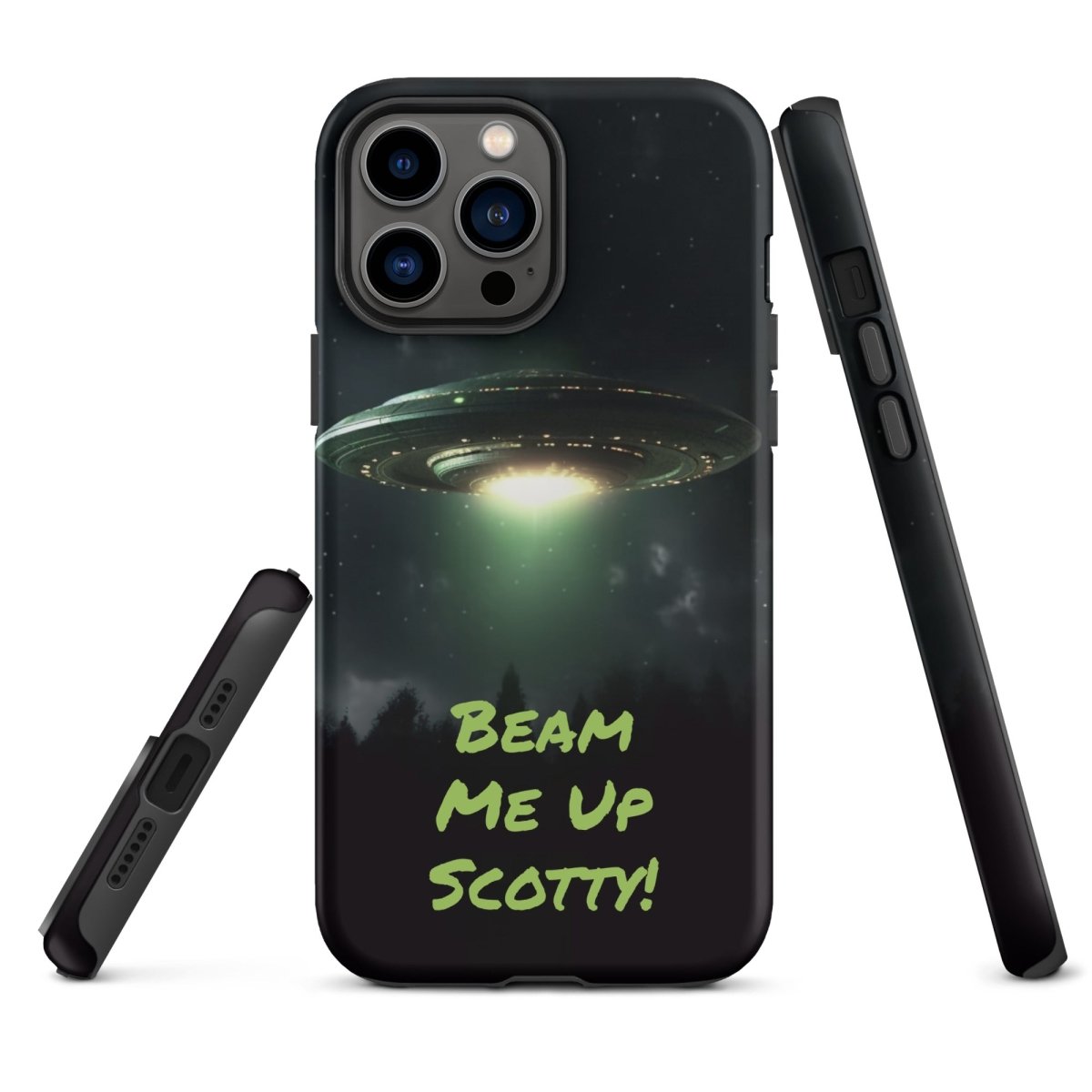 iPhone® Tough Case - Space - Alien UFO Style 1 - Matte - iPhone 13 Pro Max