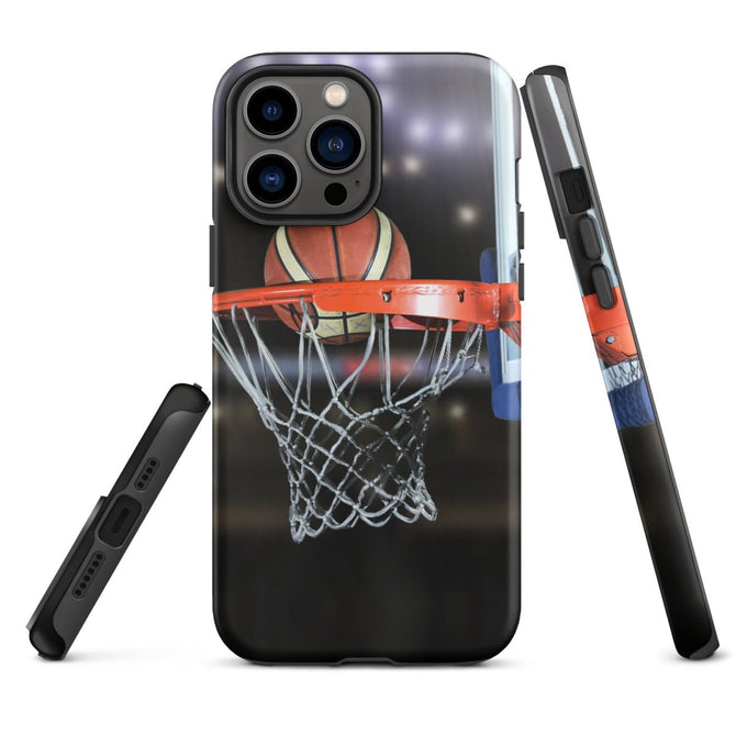 iPhone® Tough Case - Sports - Basketball Style 1 - Matte - iPhone 13 Pro Max