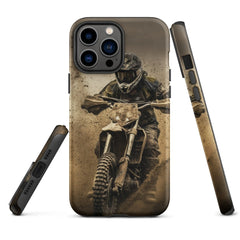 iPhone® Tough Case - Transportation (Offroad) - Dirt Bike Style 1 - Matte - iPhone 13 Pro Max
