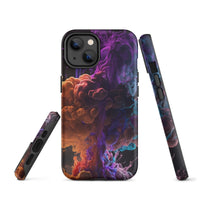 iPhone® Tough Case - Abstract - Smoke Style 1 - Matte - iPhone 14