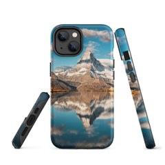 iPhone® Tough Case - Nature - Mountain Style 1 - Matte - iPhone 14