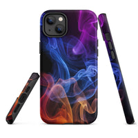 iPhone® Tough Case - Abstract - Smoke Style 4 - Matte - iPhone 14 Plus