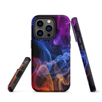 iPhone® Tough Case - Abstract - Smoke Style 4 - Matte - iPhone 14 Pro