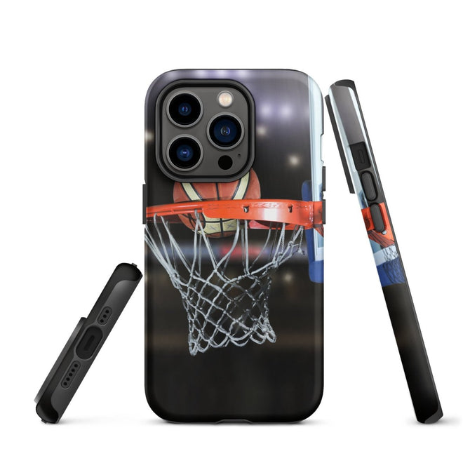 iPhone® Tough Case - Sports - Basketball Style 1 - Matte - iPhone 14 Pro