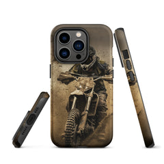 iPhone® Tough Case - Transportation (Offroad) - Dirt Bike Style 1 - Matte - iPhone 14 Pro
