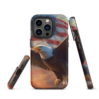 iPhone® Tough Case - USA - Eagle Flag Style 1 - Matte - iPhone 14 Pro