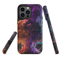 iPhone® Tough Case - Abstract - Smoke Style 1 - Matte - iPhone 14 Pro Max