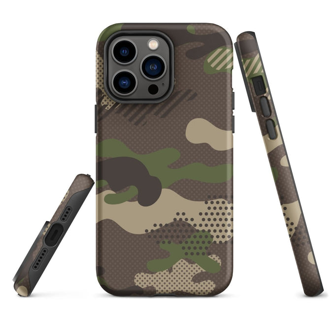 iPhone® Tough Case - Pattern - Forest Camo 1 - Matte - iPhone 14 Pro Max