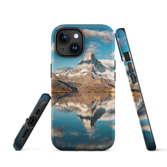 iPhone® Tough Case - Nature - Mountain Style 1 - Matte - iPhone 15