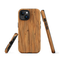 iPhone® Tough Case - Nature - Wood 1 - Matte - iPhone 15