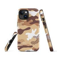 iPhone® Tough Case - Pattern - Desert Camo 1 - Matte - iPhone 15